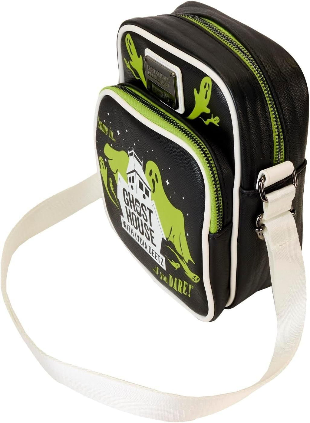 Loungefly Warner Bros Beetlejuice 2 Crossbody Bag Black/Charcoal