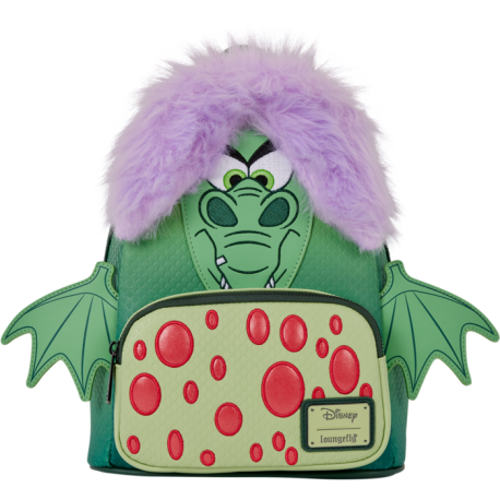 Disney Loungefly Sword In The Stone - Madam Mim Dragon Cosplay 10" Faux Leather Mini Backpack