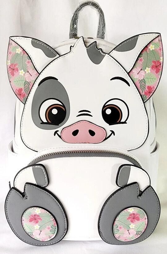 Loungefly Mini Backpack Exclusive Disney Moana Pua Footsie Floral