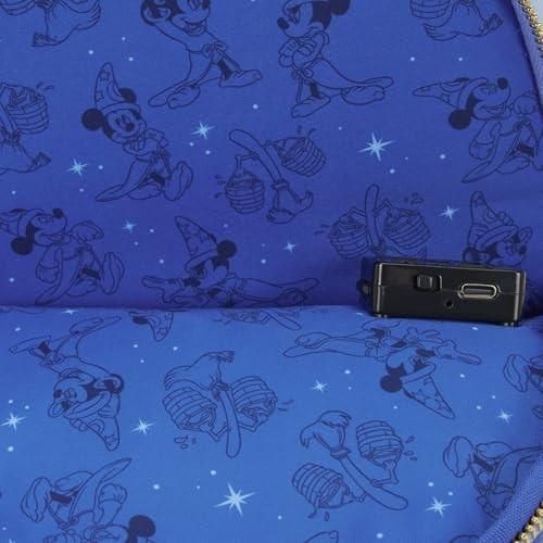 Loungefly Fantasia Light up Mini Backpack NWT