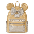 Loungefly Minnie Mouse Metallic Quilted Mini Backpack - Disney