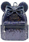 Loungefly X LASR Disney Celestial Dreams Black Sequin Mini Backpack