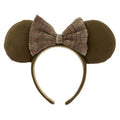 Disney Parks Minnie Mouse Ear Headband with Bow Olive