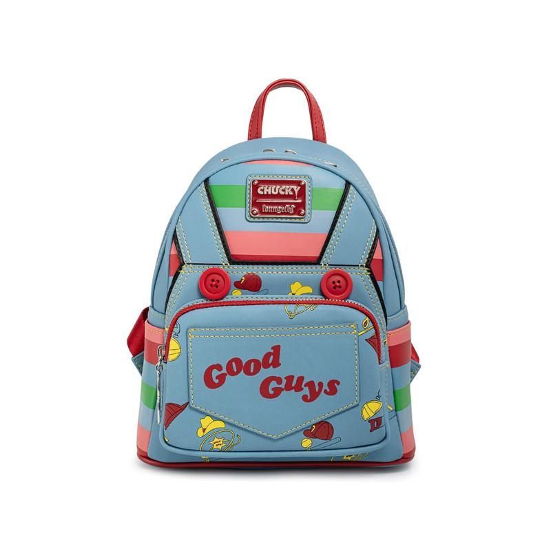 Loungefly Childs Play Chucky Cosplay Womens Double Strap Shoulder Bag