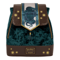 Loungefly Slytherin Banner Velvet Mini Backpack - Harry Potter