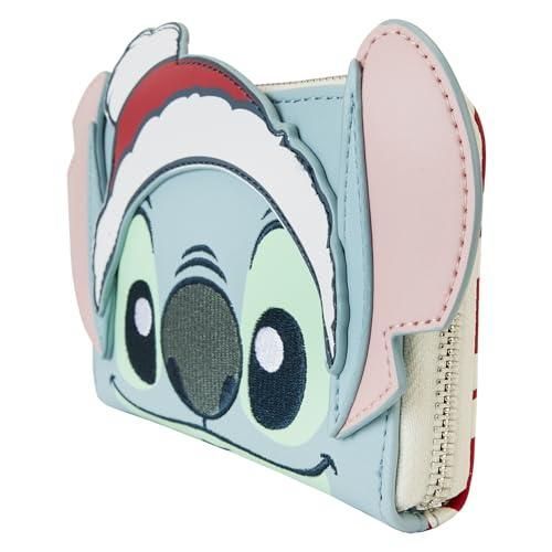 Loungefly Disney Stitch Holiday Cosplay Zip Wallet