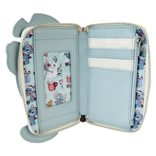 Loungefly Disney Stitch Holiday Cosplay Zip Wallet