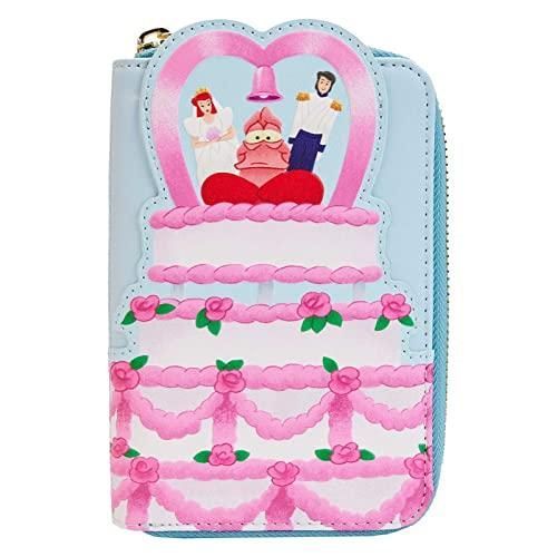 The Little Mermaid 1989 Wedding Cake Zip Around Purse Wallet 4in