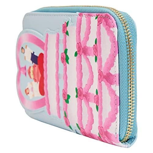 The Little Mermaid 1989 Wedding Cake Zip Around Purse Wallet 4in