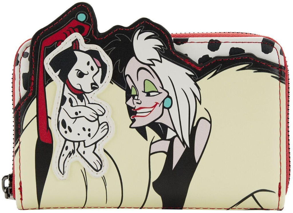 Loungefly Disney 101 Dalmatians - Cruella Scene Zip Around Wallet