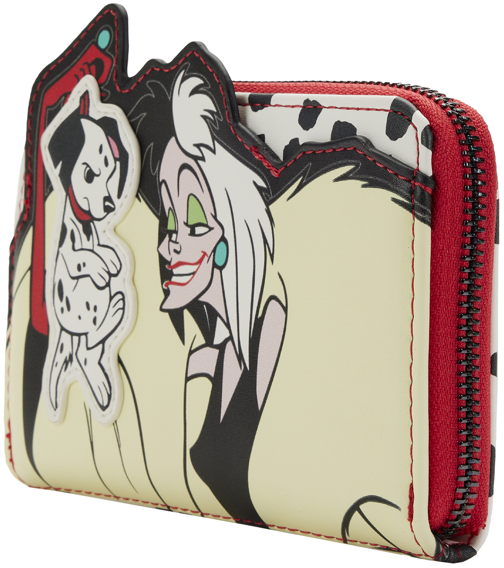 Loungefly Disney 101 Dalmatians - Cruella Scene Zip Around Wallet