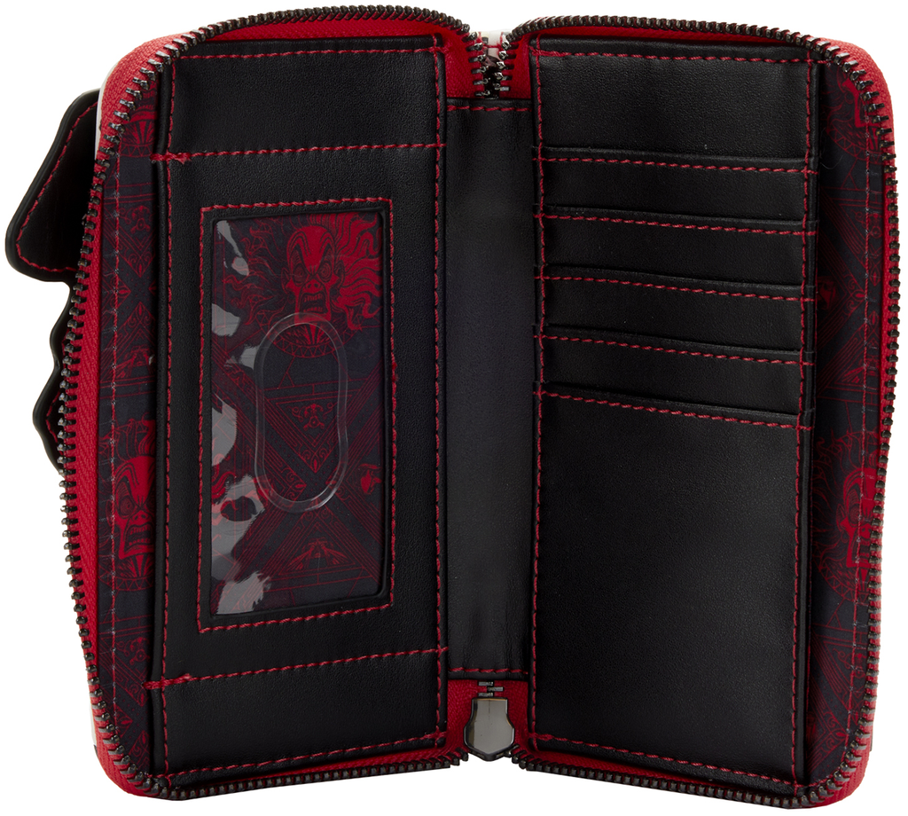 Loungefly Disney 101 Dalmatians - Cruella Scene Zip Around Wallet