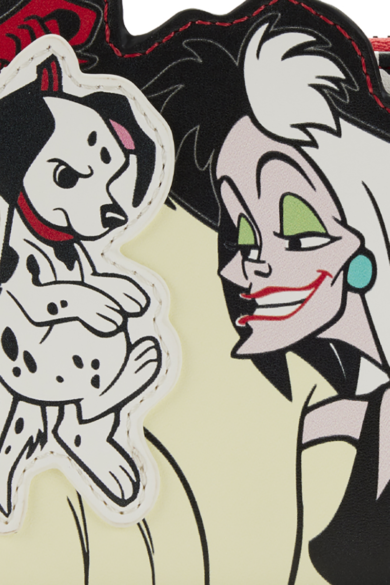 Loungefly Disney 101 Dalmatians - Cruella Scene Zip Around Wallet
