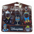 Disney Parks Pets Outfits Pin Set Brown Cat Pinocchio Ursula New with Card