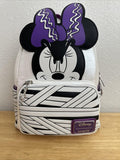 Loungefly Disney Minnie Mouse Bride Of Frankenstein Cosplay Mini Backpack