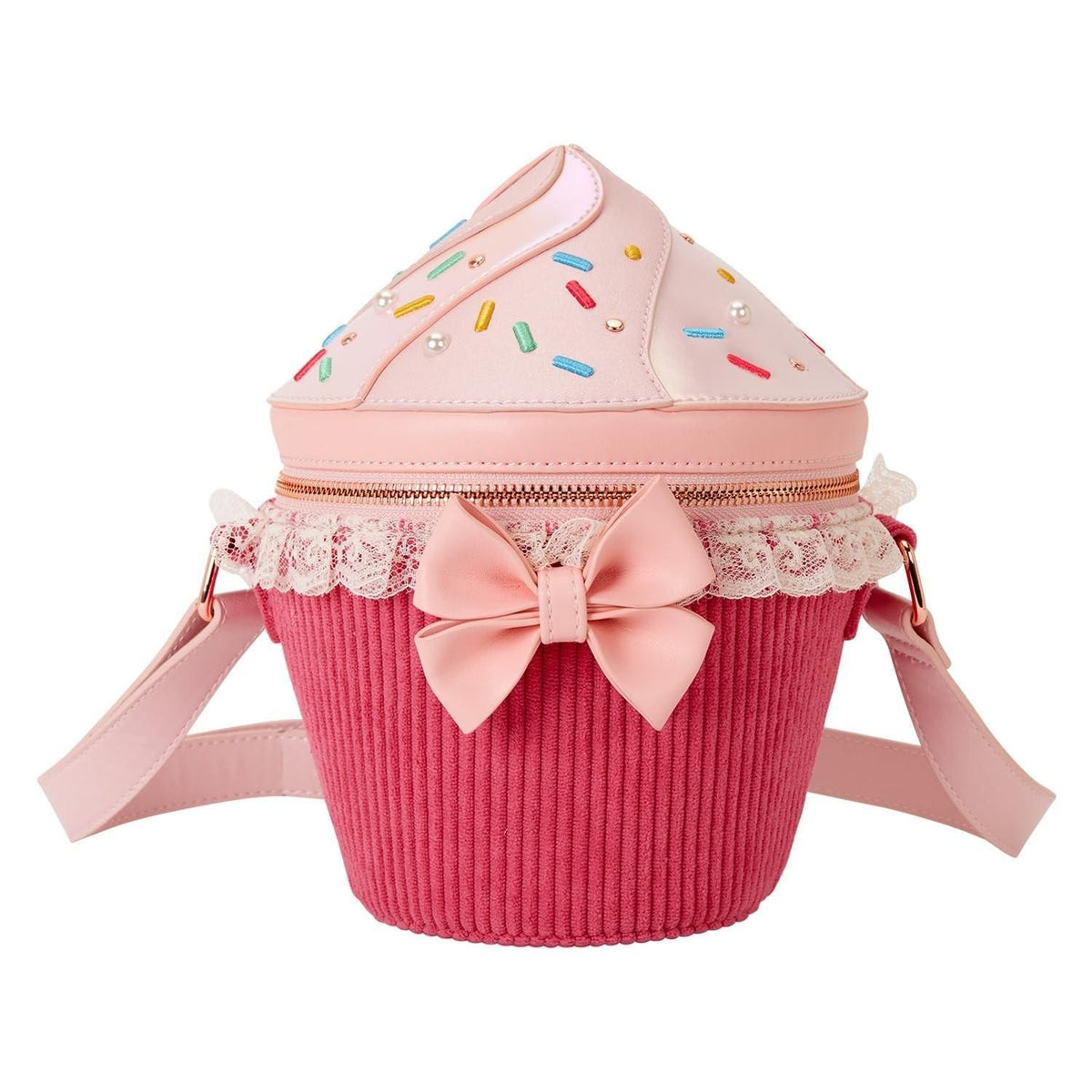 Loungefly Figural Cupcake Crossbody Bag NWT