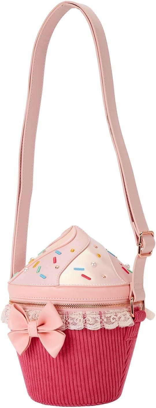 Loungefly Figural Cupcake Crossbody Bag NWT