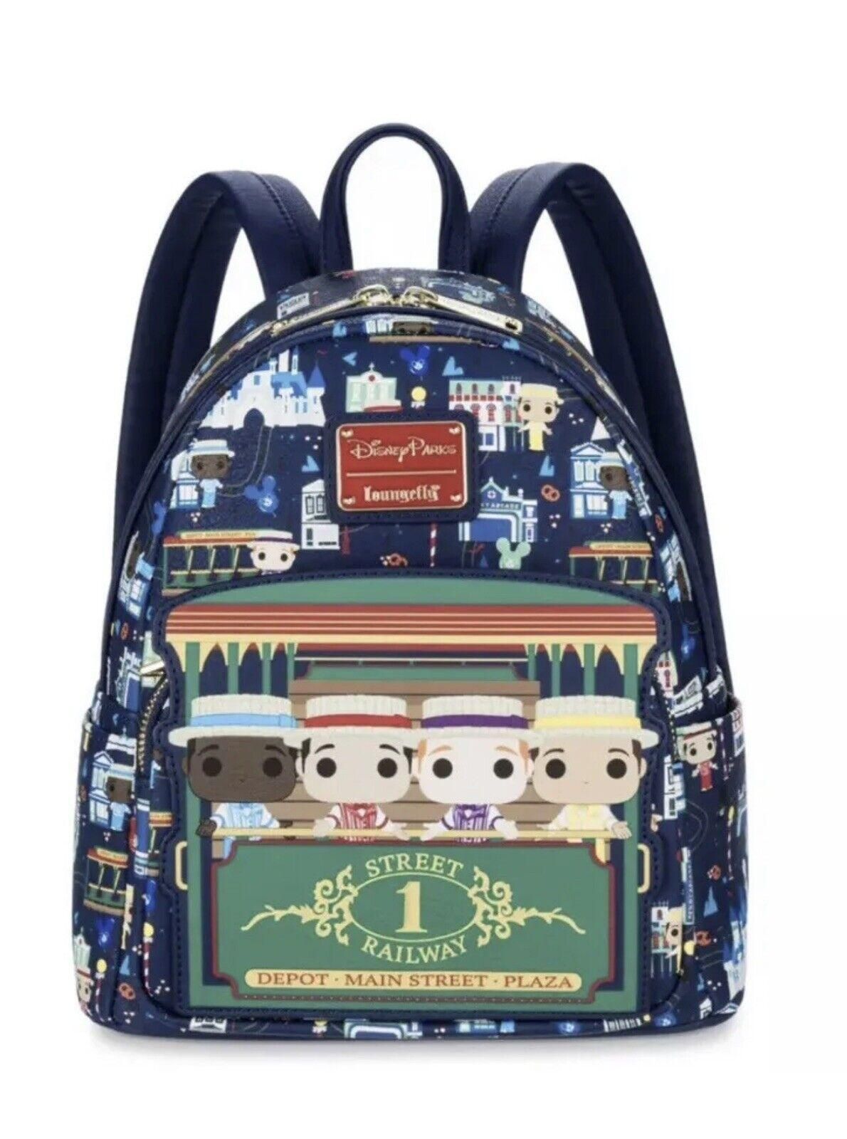 Disney Parks Loungefly NWT Dapper Dans Mini Backpack Main Street U.S.a. New with Tag